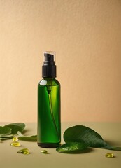 spa still life with essential oils