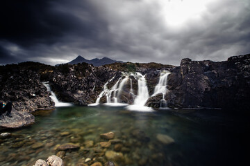 waterfalls isle of Skye Scotland