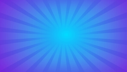 Bold Blue and Purple Radial Sunburst