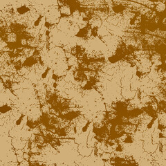 Dirty vintage brown grunge paper wall texture with a rough and aged rusty metal pattern