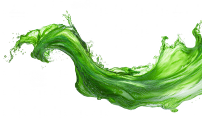 Green wave liquid splash, jpeg, png, transparent