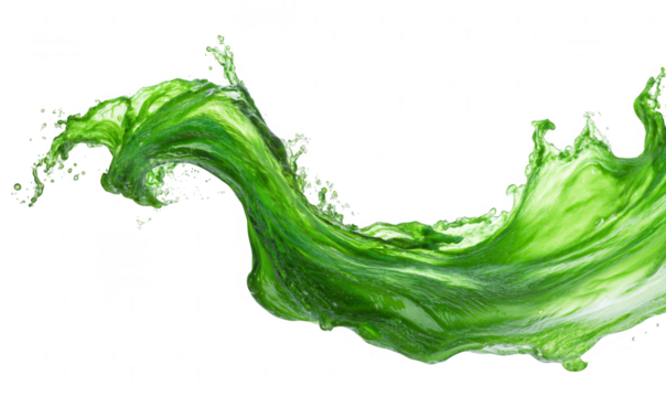 Green wave liquid splash, jpeg, png, transparent