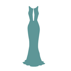 Women Dress Vector Flat Design