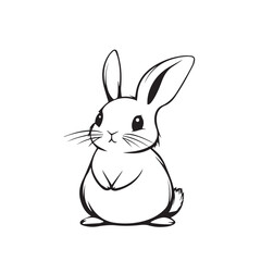 easter bunny with egg