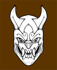 apanese oni mask