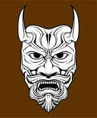 apanese oni mask