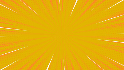 yellow zoom comic backgound vector