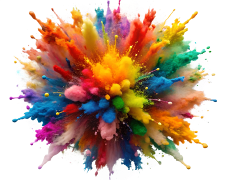 abstract watercolor background with splashes isolated on white background. PNG Transparent file type with high definition quality And vibrant color grading Available.