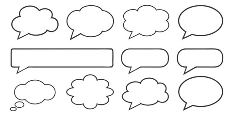 Speech Bubbles Collection thought bubble comic
