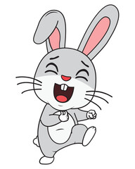 cute rabbit animal cartoon illustration