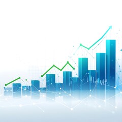 Abstract graphic of growth and progress