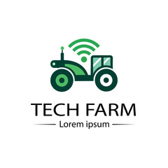Modern Tech Farm Logo Design