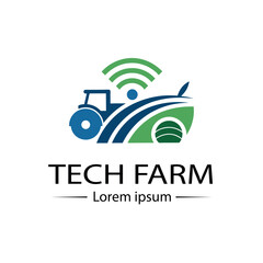 Modern Tech Farm Logo Design