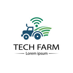 Modern Tech Farm Logo Design