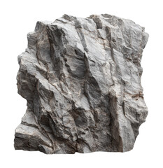 Rock formations in nature geological display natural environment isolated on transparent background, png