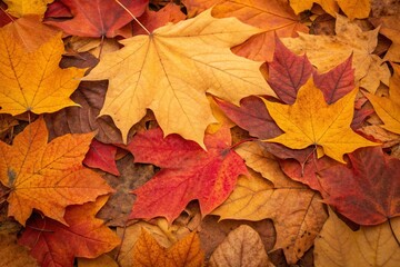 autumn background with leaves