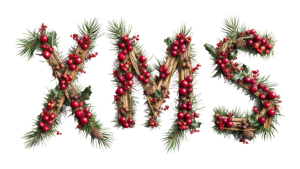 Christmas concept festive environment graphic design holiday mood isolated on transparent background, png
