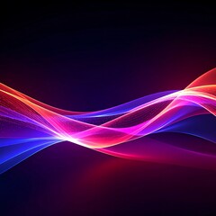 Abstract vibrant wave pattern