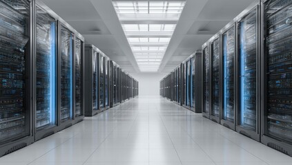 Modern server room interior (3)