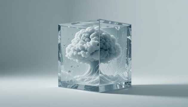 A conceptual image of a bottled up emotional state