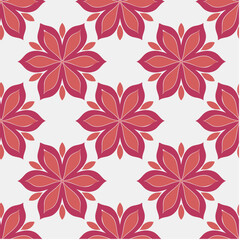 Seamless Floral Pattern Background Vector
