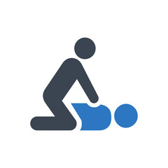 Cardiopulmonary resuscitation icon
