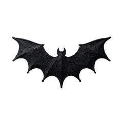 Fototapeta premium Spooky bat silhouette isolated on transparent background