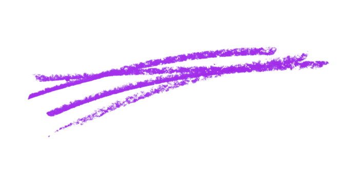 Purple pencil hand writing rhythm set on transparent background - Powered by Adobe