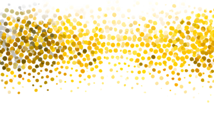 dotted yellow pattern abstract isolated on white background, HD realistic