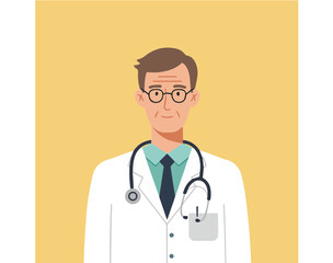 Fototapeta premium portrait of a male doctor