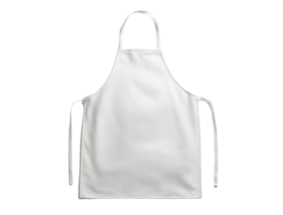 White blank kitchen apron isolated on transparent background, Clipart png