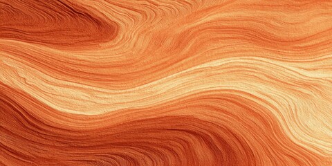 Obraz premium Orange Marble Swirls: An abstract display of rich orange marble with swirling patterns. This high-resolution image displays the fluid motion.