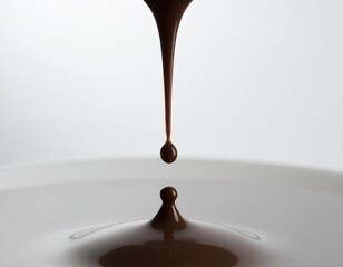 Menuangkan cokelat/ tetesan cokelat
