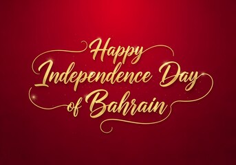 Bahrain independence day celebration design for festive greetings and national holidays