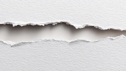 Ripped white paper texture