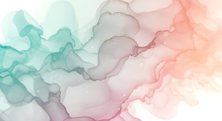 Fototapeta premium Abstract Fluid Art Background with Delicate Pastel Colors and Subtle Textures