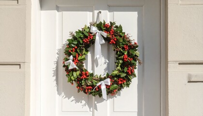 美しいクリスマスリース