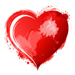 Watercolor Heart Vector