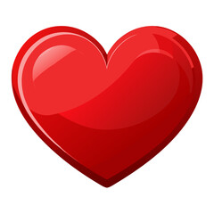 Glossy 3D Heart Icon