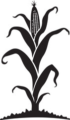 Vintage Corn Cob Silhouette Design