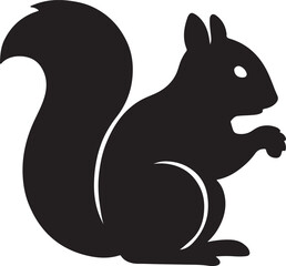 squirrel on a white background