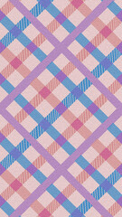 Charming pastel plaid pattern perfect for cozy textiles, crafts, and whimsical designs.