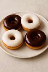 donuts with chocolate
