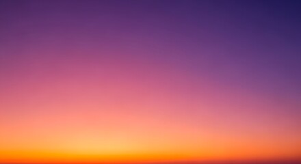 Pixelated sunset sky gradient of vibrant orange pink and purple hues