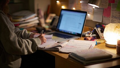 Student working late at night (1)