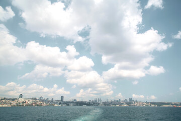 Naklejka premium High angle view of Istanbul 