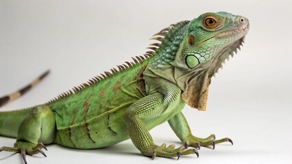 Fototapeta premium Jamaican Iguana on studio background
