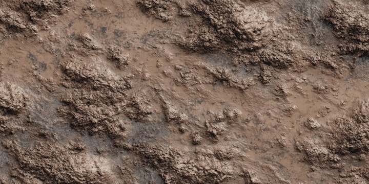 A textured surface of mud