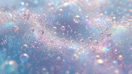 Crystal Clear Bokeh Water Drops Sparkle Effect