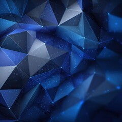 abstract blue geometric shapes design